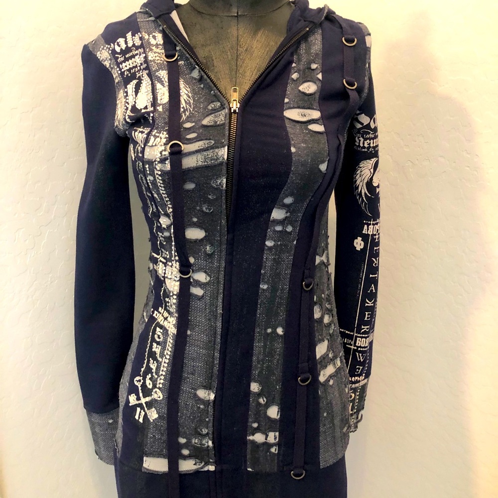 Salvage Grunge Hoodie